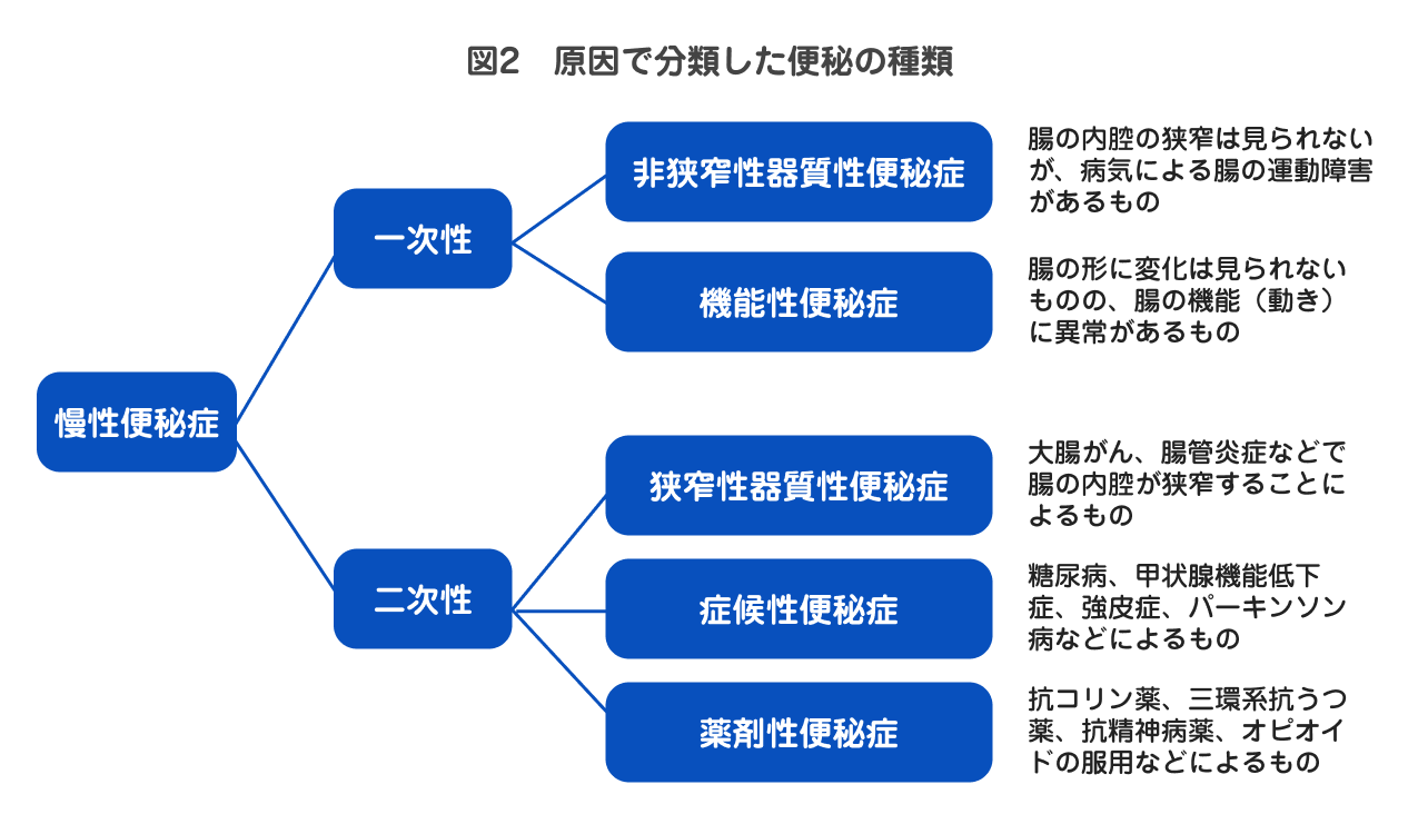 図2　原因で分類した便秘の種類